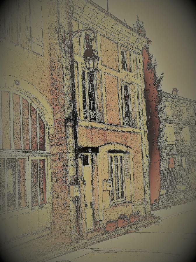 La Vieille Maison Rose Bed and Breakfast Nanteuil-en-Vallée Exteriör bild